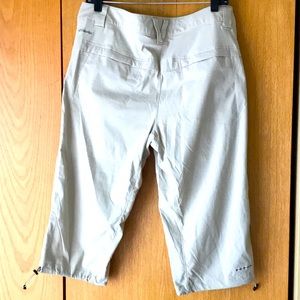 Columbia 14 Saturday Trail Pants cropped stretch 18” Capri beige nylon quick dry